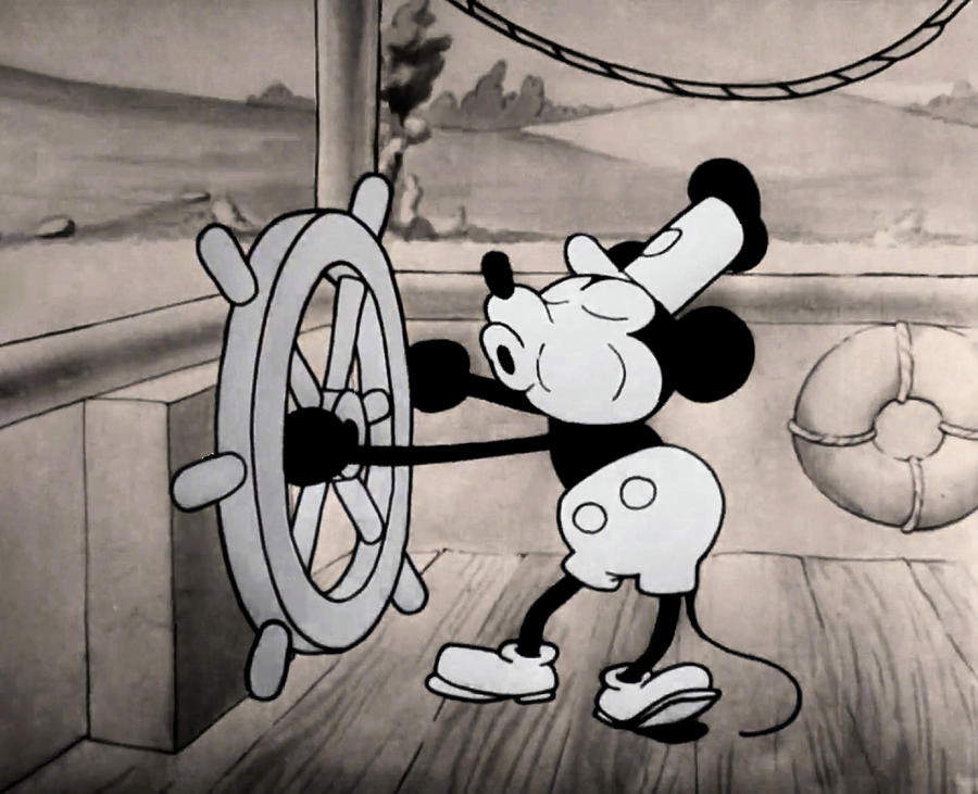 Steamboat Willie - Mickey Mouse Photograph by Digital Reproductions ...