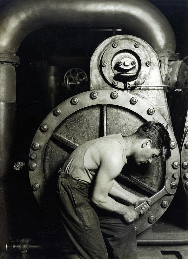 Steamfitter, or Mechanic and Steam Pump Weekender Tote Bag by Lewis Hine -  Fine Art America