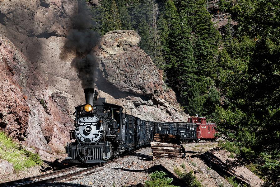 Steaming Through Whiplash Curve Photograph By Peter Crook - Fine Art 