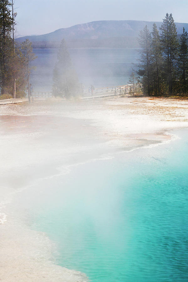 Steaming Turquoise Water Photograph by Marilyn Hunt