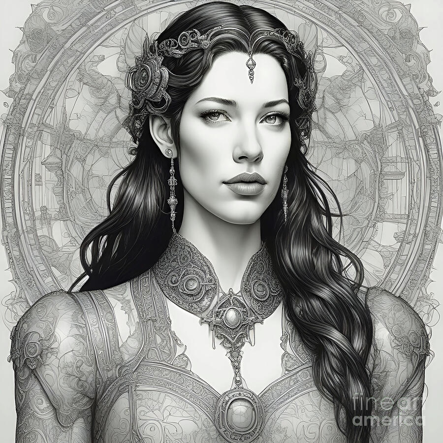 Steampunk Arwen 1 Digital Art by Mark Miller Steampunk Arwen 1 Digital Art by Mark Miller
