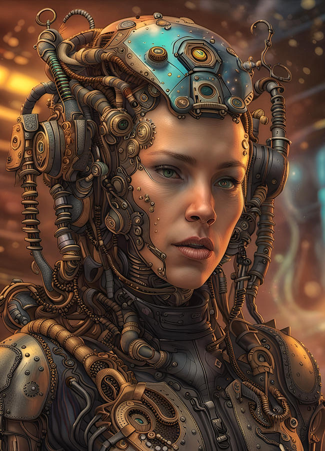 Steampunk Borg Photograph by Cate Franklyn