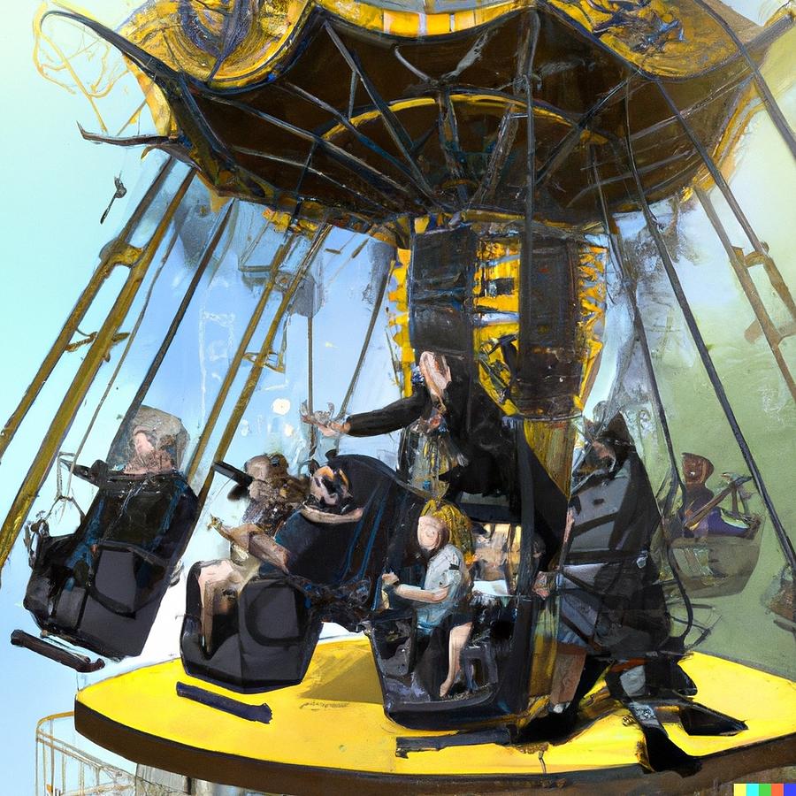 Steampunk Carousel Digital Art by AI X Art | Pixels