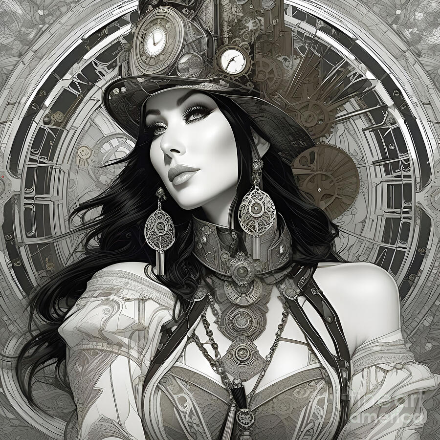 Steampunk Cher Digital Art by Mark Miller Steampunk Cher Digital Art by Mark Miller