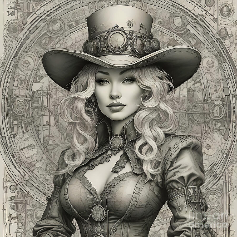 Steampunk Dolly Parton Digital Art by Mark Miller Steampunk Dolly Parton Digital Art by Mark Miller