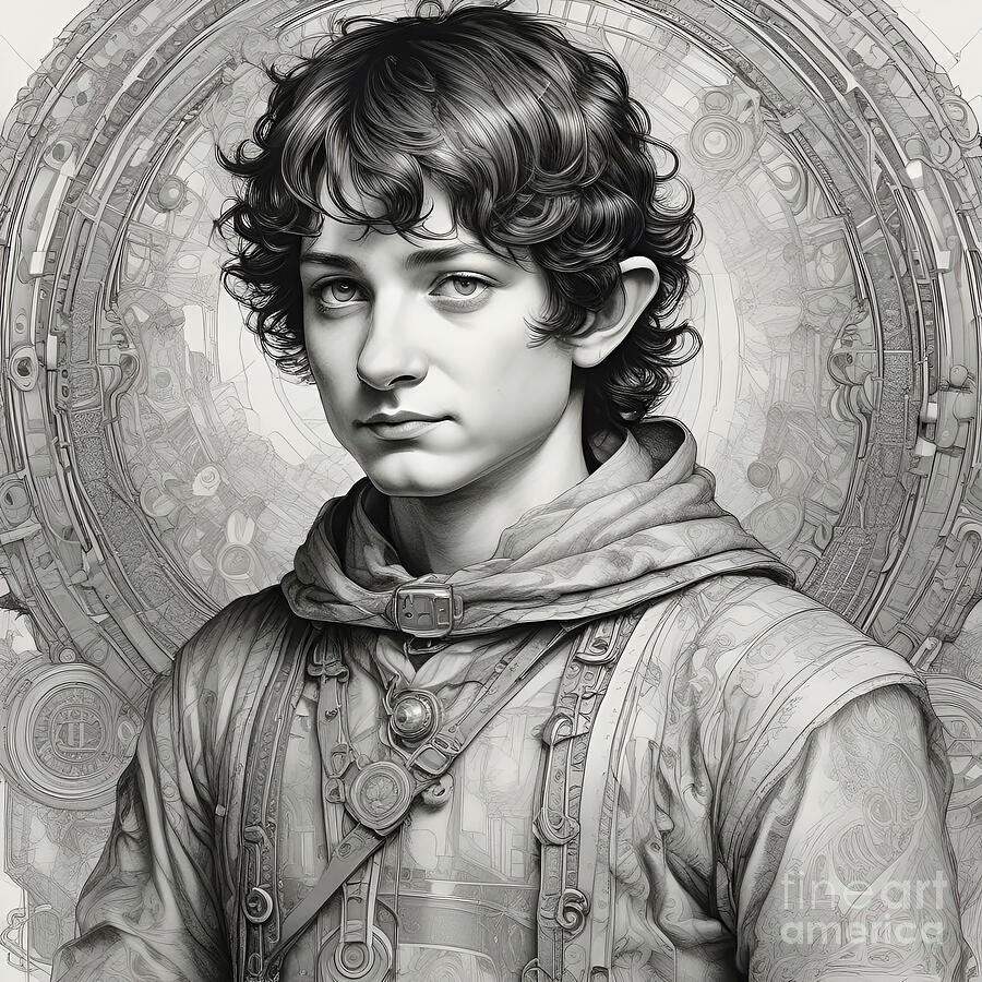 Steampunk Frodo Baggins Digital Art by Mark Miller Steampunk Frodo Baggins Digital Art by Mark Miller