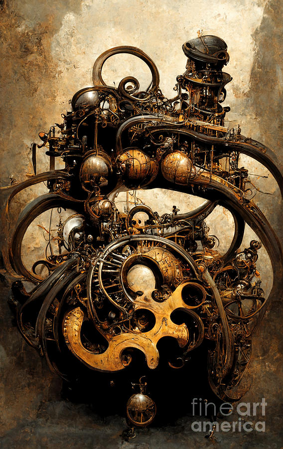 Steampunk Machine Digital Art