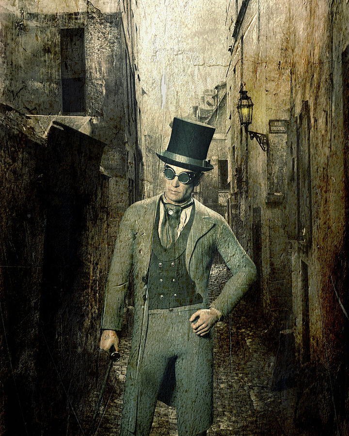 Steampunk Man Digital Art by Don Schiffner