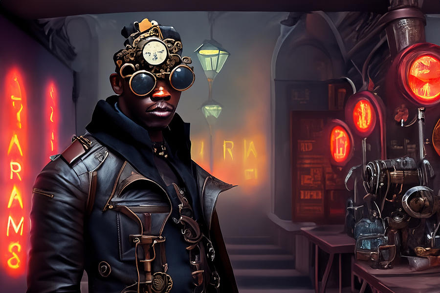 Steampunk Man Photograph by Steve Purnell - Fine Art America