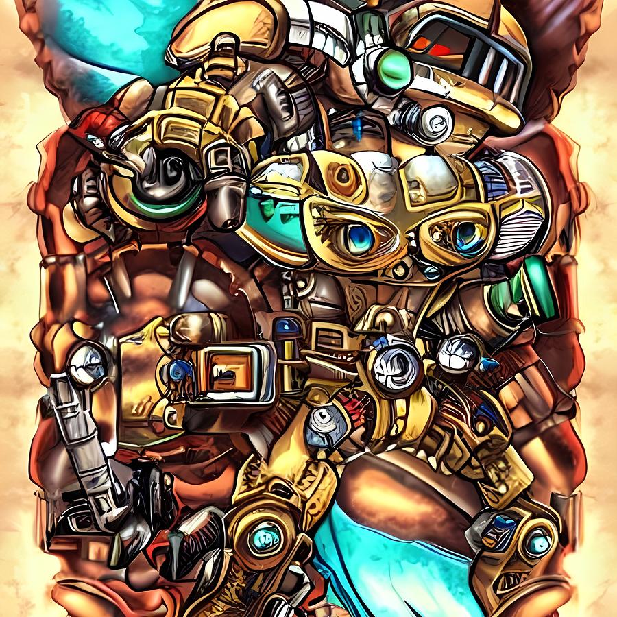 Steampunk Mech Digital Art by Anonymous - Fine Art America