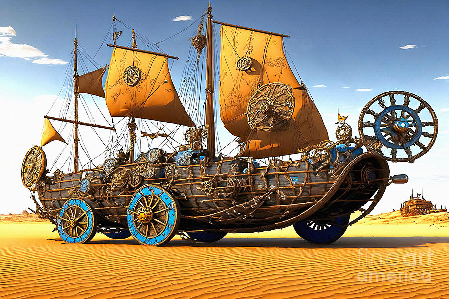 Steampunk Ship of the Desert by Kaye Menner Photograph by Kaye Menner