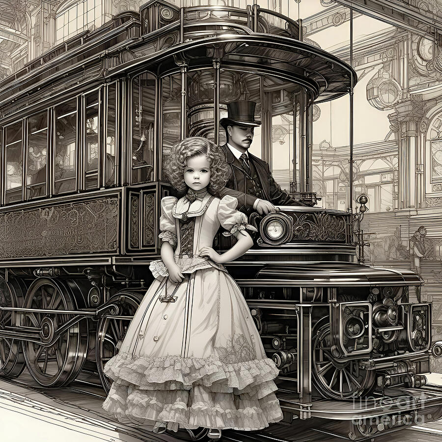Steampunk Shirley Temple Digital Art by Mark Miller Steampunk Shirley Temple Digital Art by Mark Miller