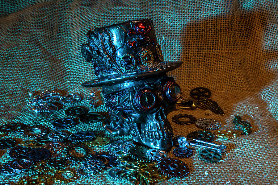 Steampunk Skull 1 Photograph By Steve Purnell Fine Art America   Steampunk Skull 1 Steve Purnell 