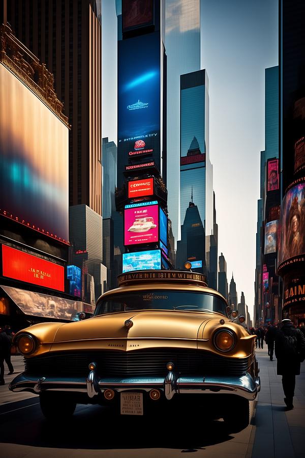 Steampunk Times Square Digital Art by City Groove - Fine Art America