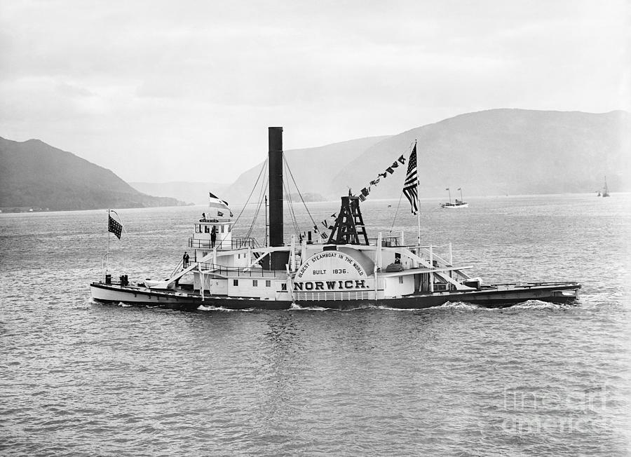 Steamship, c1909 Photograph by Granger