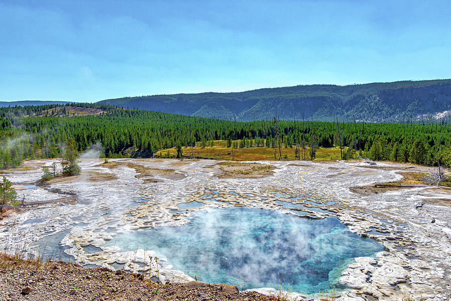 Steamy Hot Spring Photograph by Donald Lanham - Fine Art America