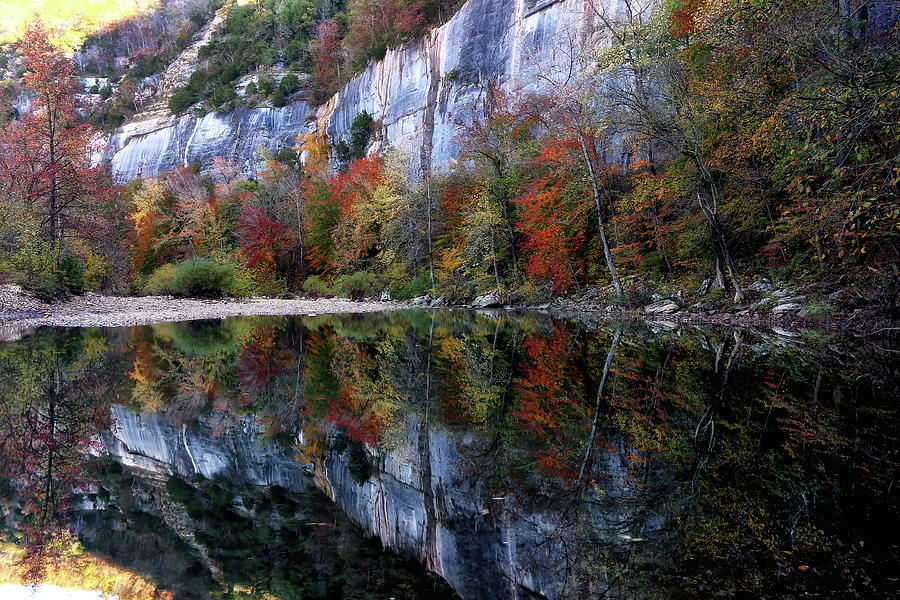 Steel Creek in the Fall - Buffalo National River  Photograph by William Rainey