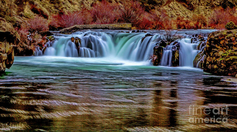 Steelhead Falls, Waterfall, Nature, Beauty, Outdoors, Travel,  Photograph by David Millenheft