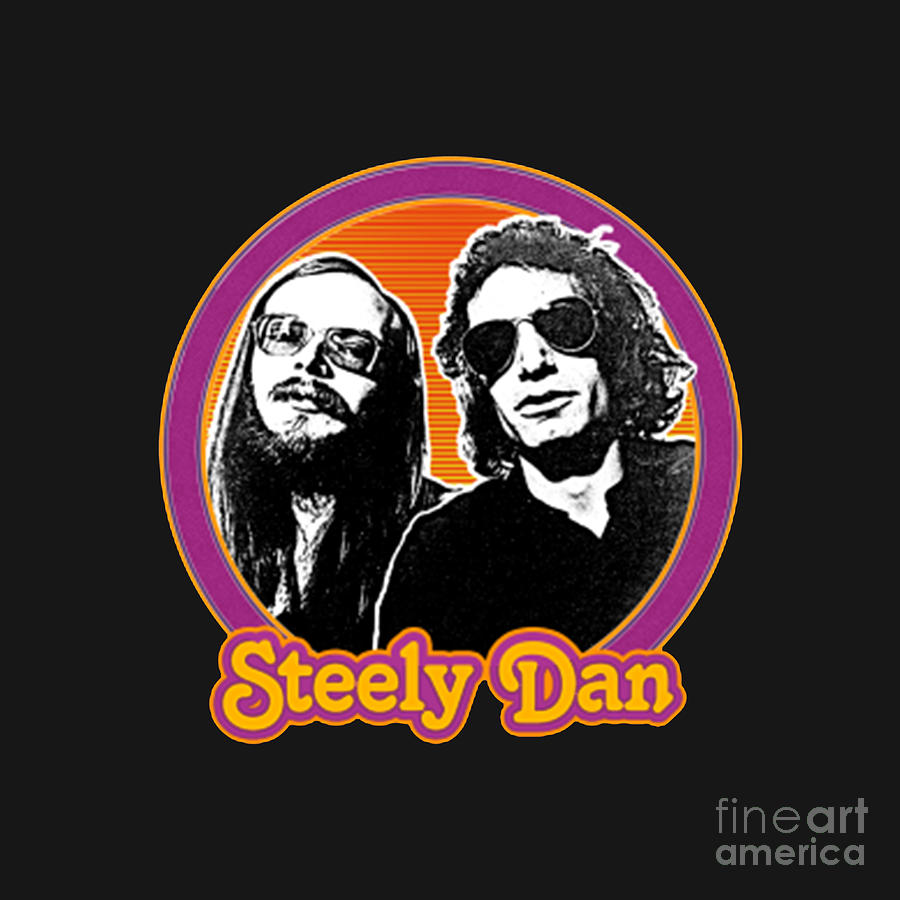 Steely Dan Original Retro 1970s Style Design Drawing by Sandra J ...