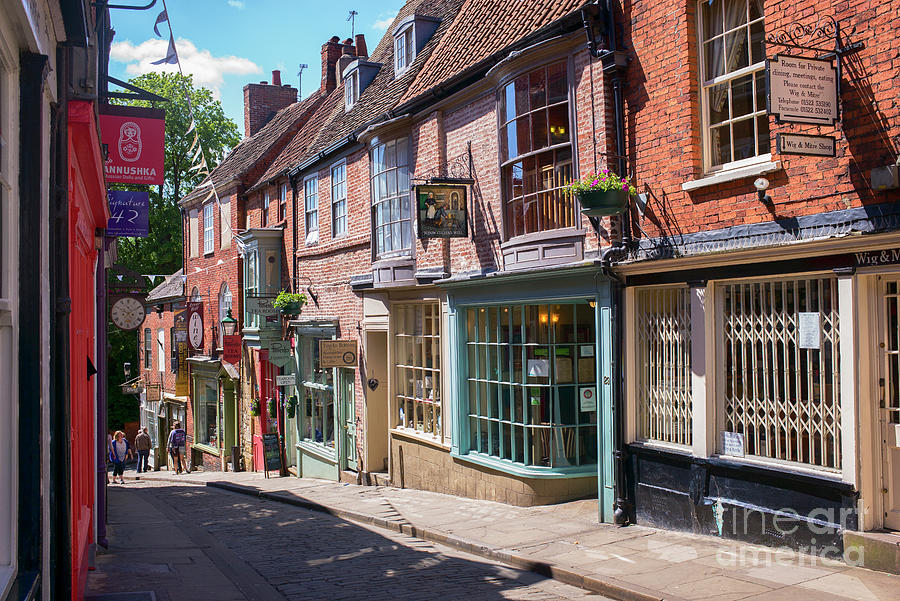 Steep Hill in Lincoln Photograph by Tim Gainey
