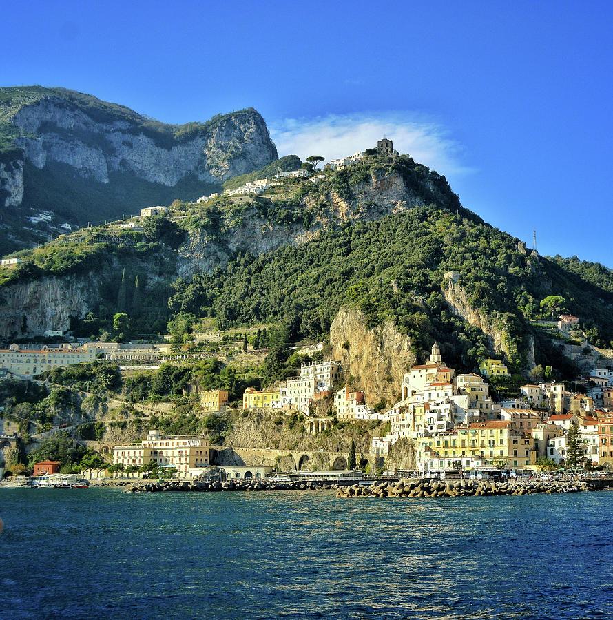 Steep Life - Amalfi, Italia Photograph by David R Perry - Fine Art America