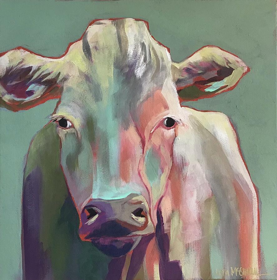 Steer Painting by Lora McGowan - Fine Art America