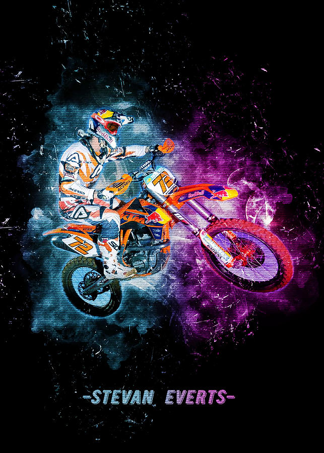 Stefan Everts motocross Poster Muhammad Irsan Tapestry - Textile by ...