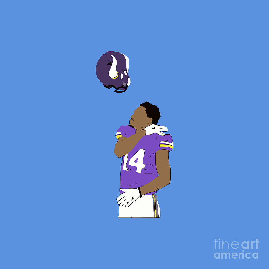 Stefon Diggs Helmet Toss Drawing by Surya Siregar Pixels