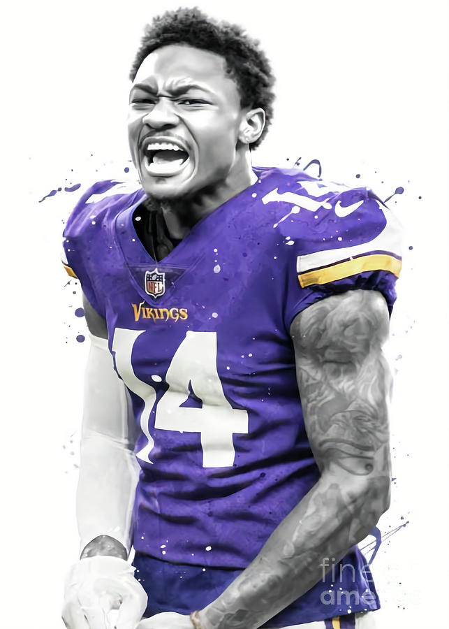 Stefon Diggs Minnesota Digital Art by Ngoc Lam | Fine Art America