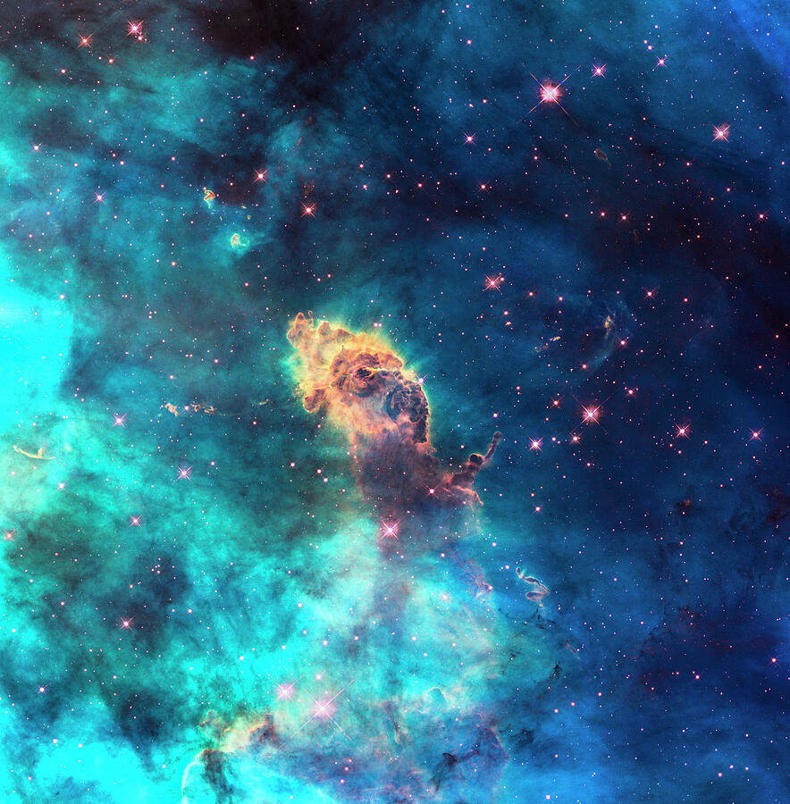 Stellar Jet in Carina Nebula Full Field by NASA ESA Hubble Space ...