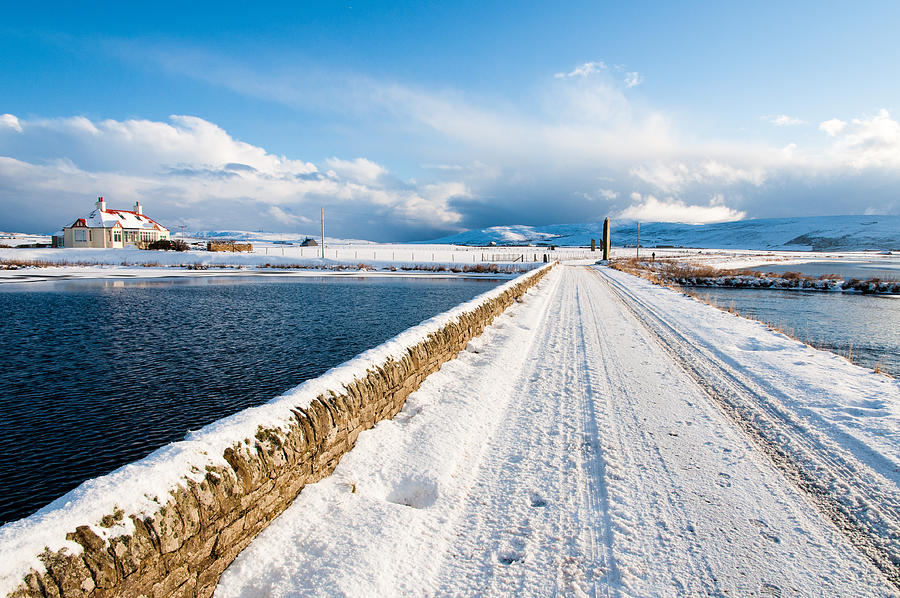 Stenness in Winter Photograph by Joeri Coppens