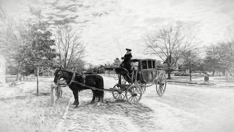 Step Back in Time in a Horse Drawn Carriage  Photograph by Ola Allen