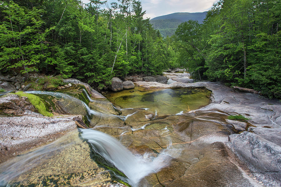 Step Falls Summer Photograph by White Mountain Images