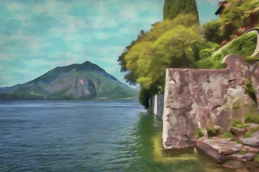 Step Into Lake Como Painting by Jeffrey Kolker