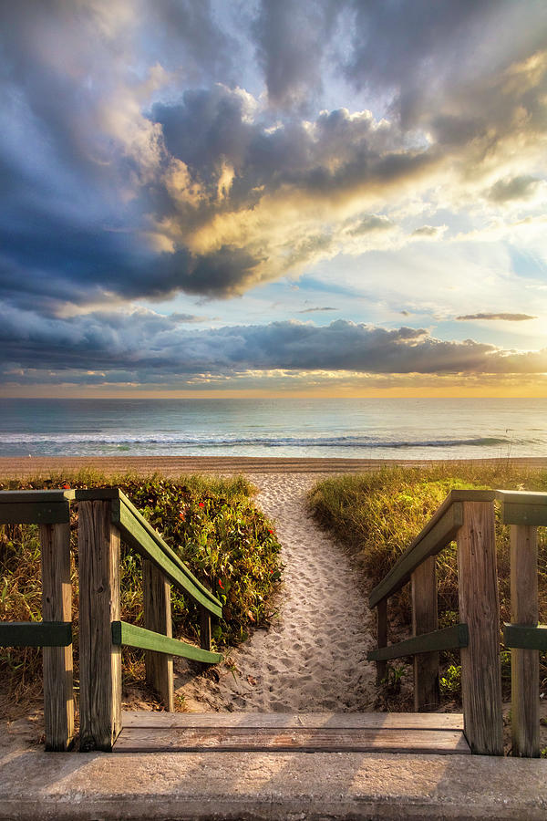 Step Onto the Dunes and into Paradise Photograph by Debra and Dave Vanderlaan
