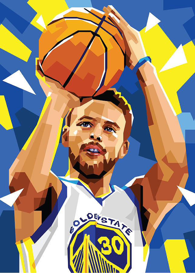 Stephen Curry Digital Art - Steph Curry by Gilang Bogy