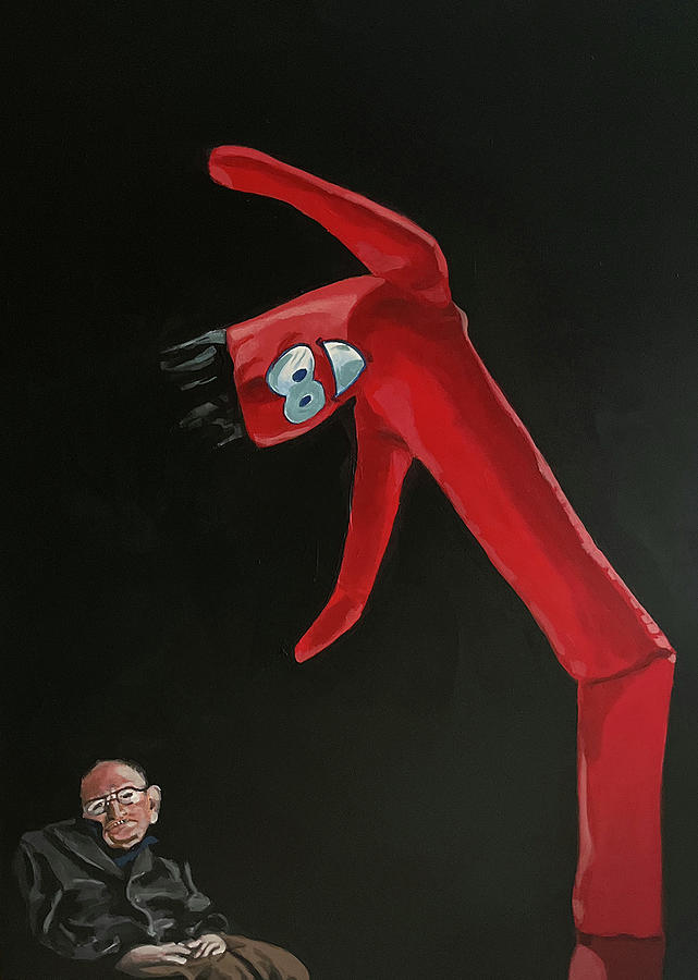 Extraterrestrial Painting - Stephen and the Extraterrestrial by Jeffrey Bess