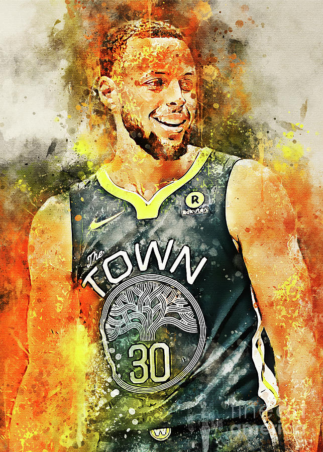 Stephen Curry 30 Digital Art by Rezeky Art - Fine Art America