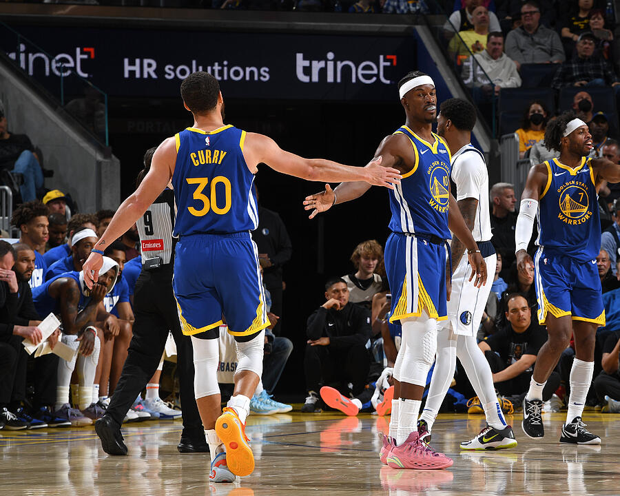 Stephen Curry and Jimmy Butler Photograph by Noah Graham Stephen Curry and Jimmy Butler Photograph by Noah Graham