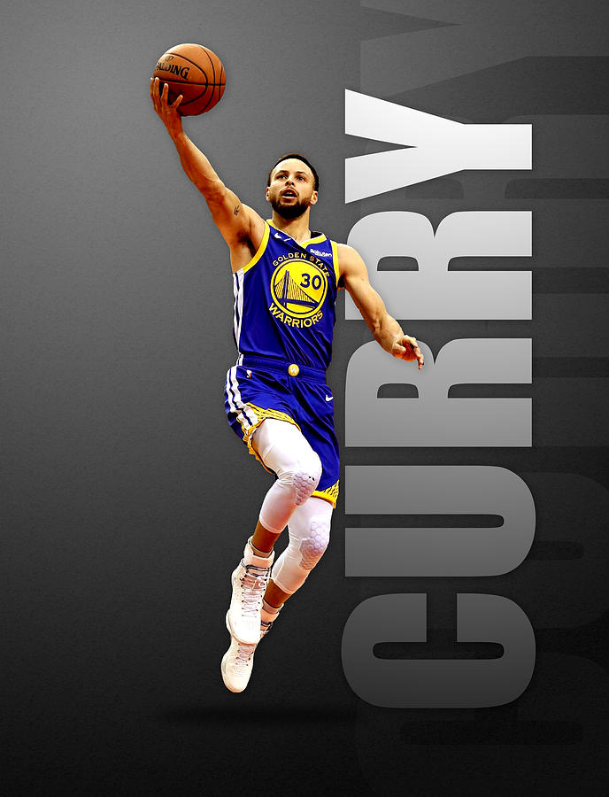 Stephen Curry Golden State Warriors NBA Player by Afrio Adistira