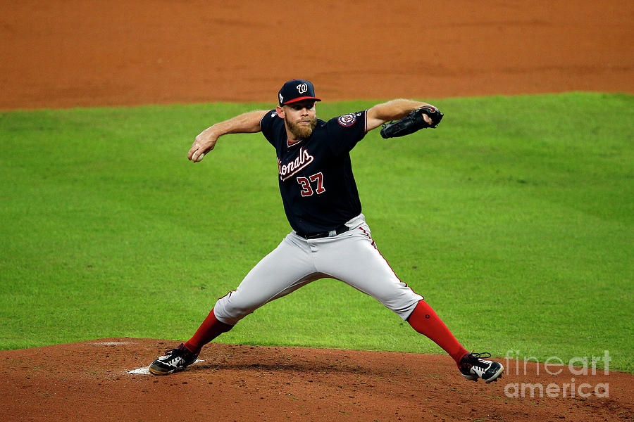 Stephen Strasburg Photograph by Bob Levey Stephen Strasburg Photograph by Bob Levey