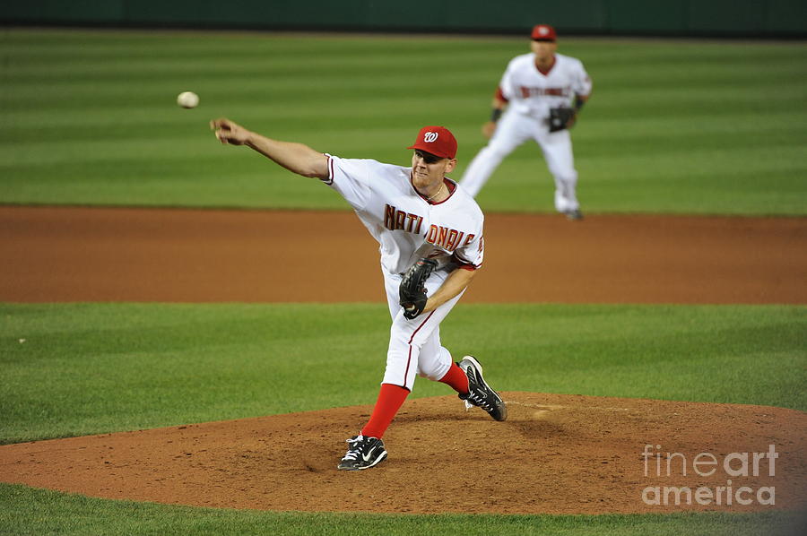 Stephen Strasburg Photograph by Rich Pilling Stephen Strasburg Photograph by Rich Pilling