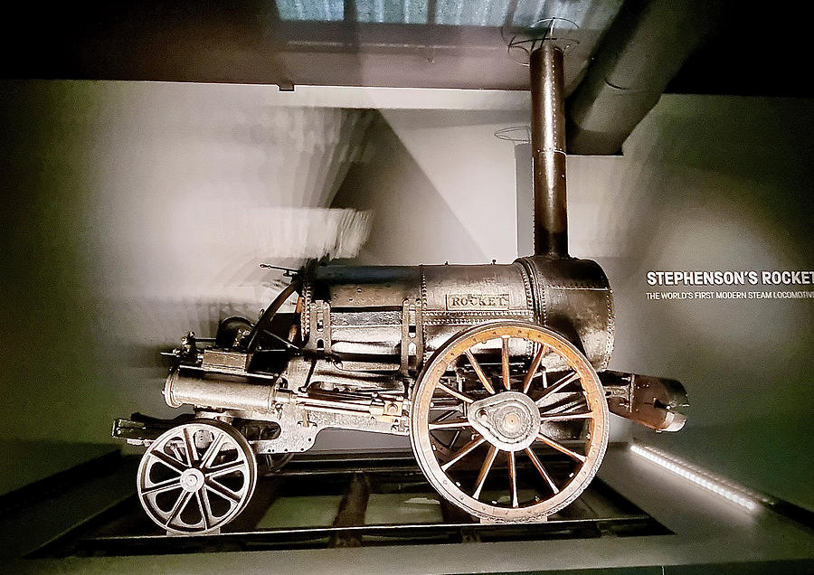 Stephensons Rocket at York Museum Photograph by Gordon James