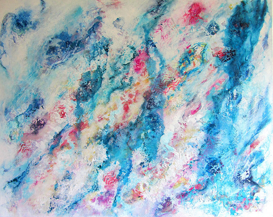 Stepping Lightly Painting by Valerie Travers