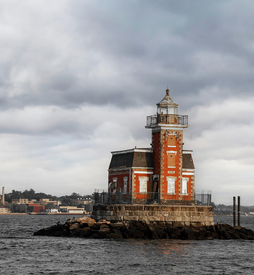 Stepping Stones lighthouse Photograph by Roni Chastain