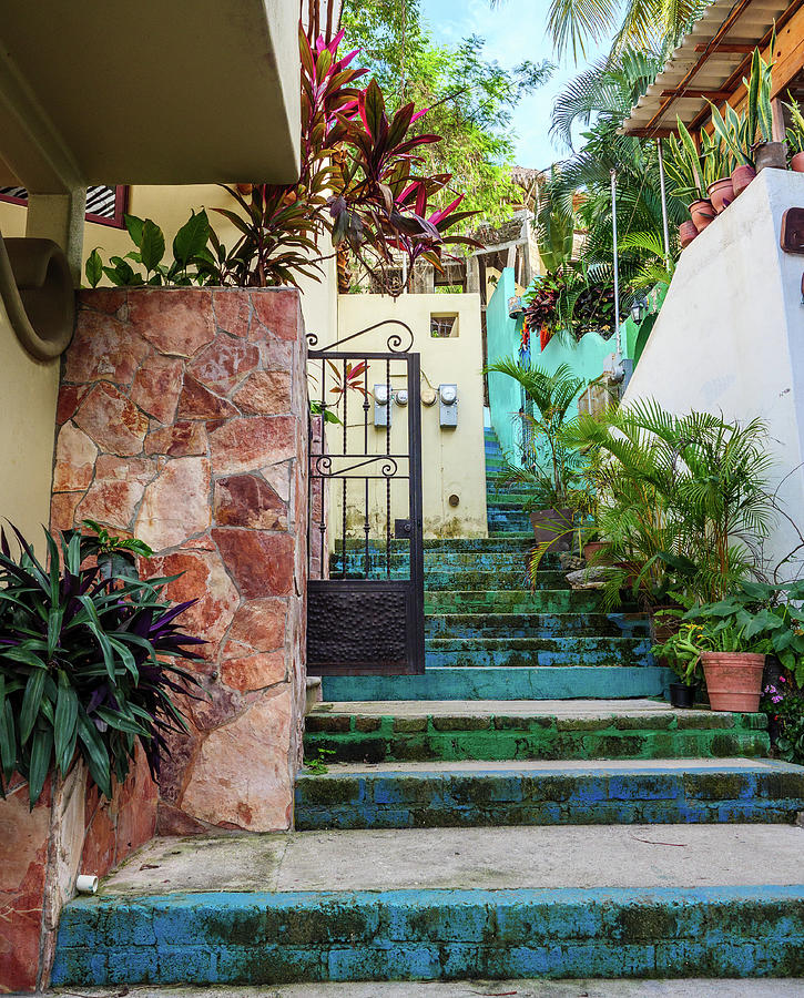 Steps off a main street in Sayulita, Mexico. Photograph by Rob Huntley
