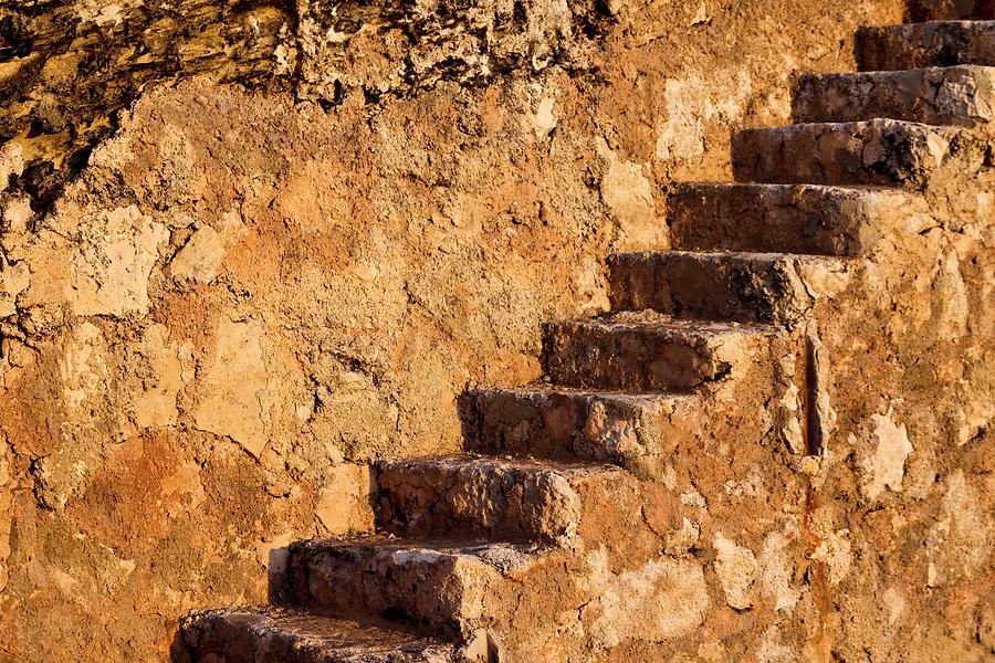Steps On Isla Mujeres Photograph by Robert Woodward
