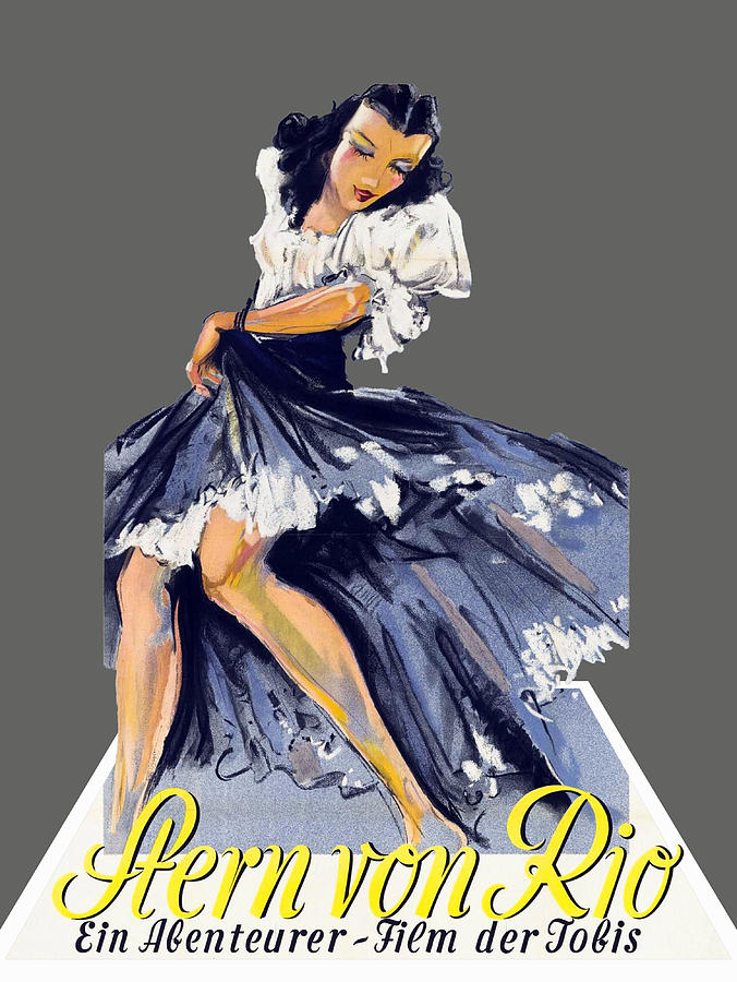 Stern Von Rio, 1955, 3d movie poster Mixed Media by Movie World Posters