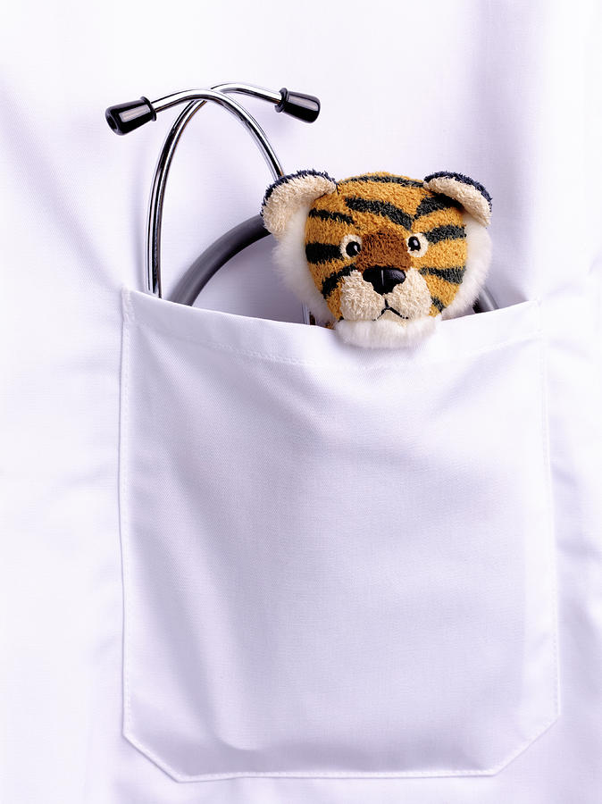 Stethoscope And Soft Toy Photograph by Peter Dazeley Stethoscope And Soft Toy Photograph by Peter Dazeley