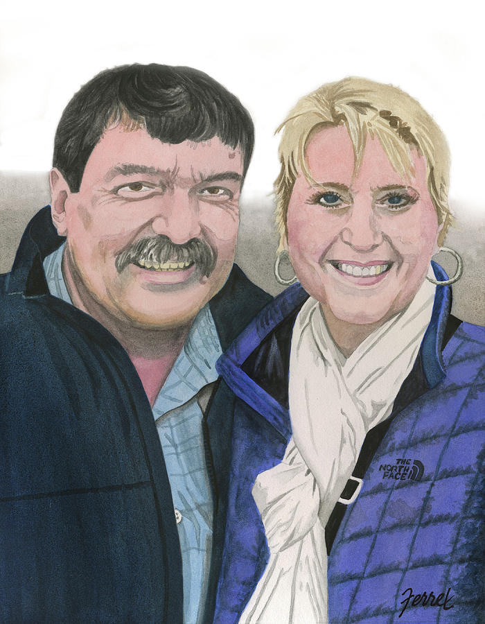 Steve and Virgie Painting by Ferrel Cordle